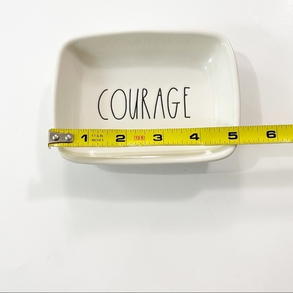 Rae Dunn Courage Dish Artisan Collection by Magenta Small Trinket Jewelry Tray - Picture 5 of 7